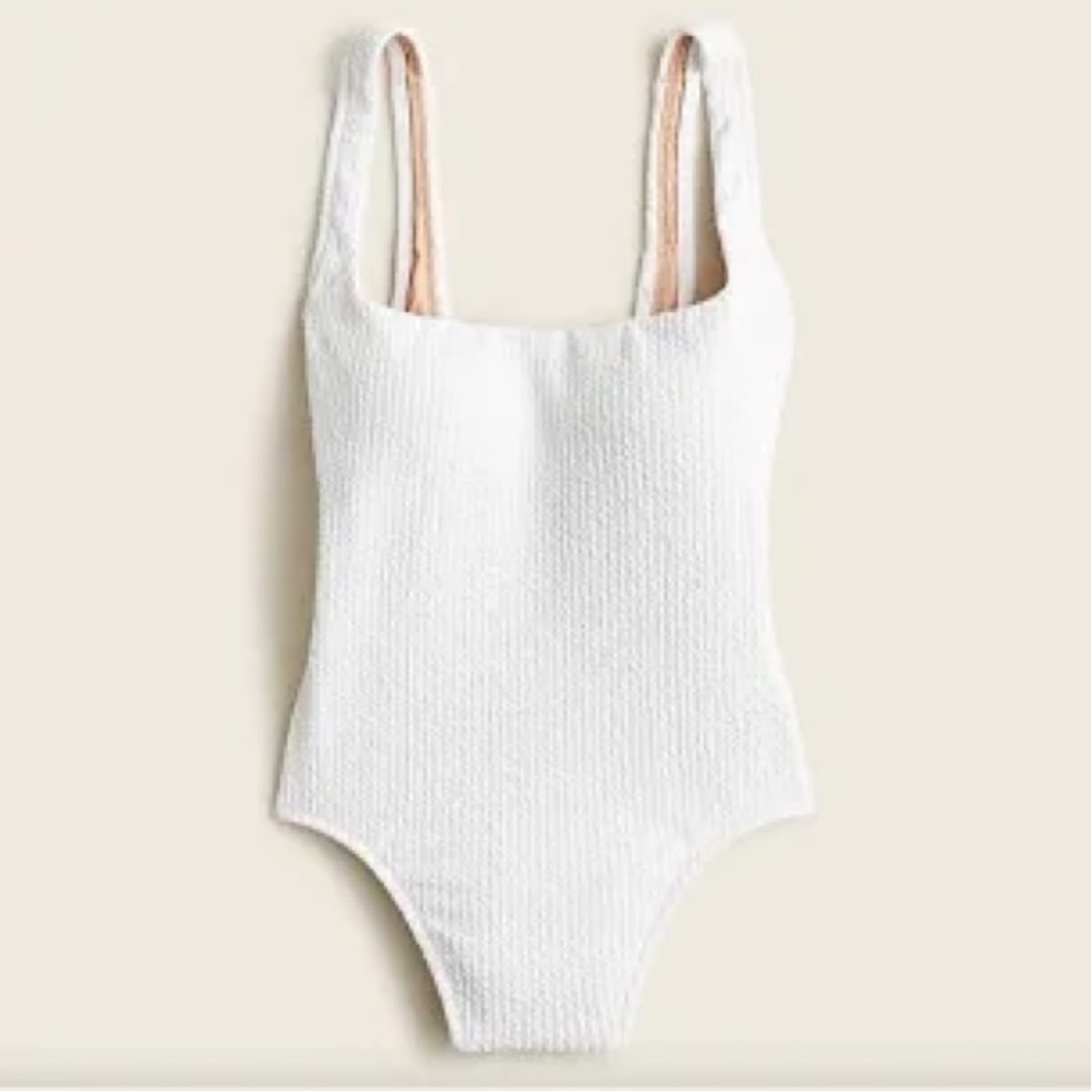 White Women's One Piece Swimsuit